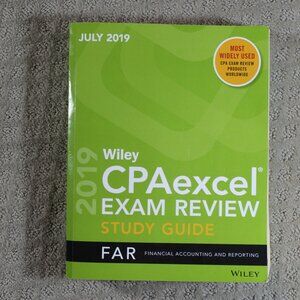 Wiley CPA excel Exam Review Study Guide FAR July 2019